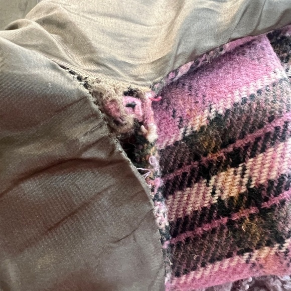 Davi & Dani Sz Small Pink Houndstooth Plaid Double Breasted Button Coat Jacket - Picture 16 of 16